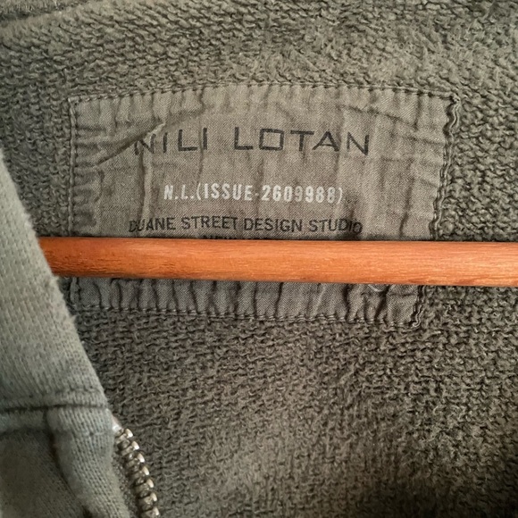 Nili Lotan Olive Green Hoodie - Picture 9 of 13